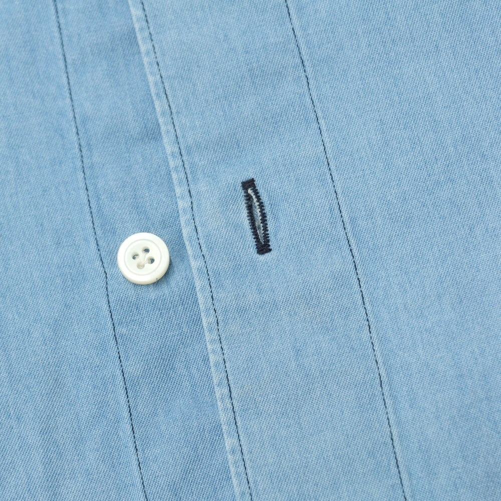 [Used] Finamore Cotton Horizontal Collar Casual Shirt Blue [Size 37] [BLU] [S/S/A/W] [Condition Rank C] [Men&