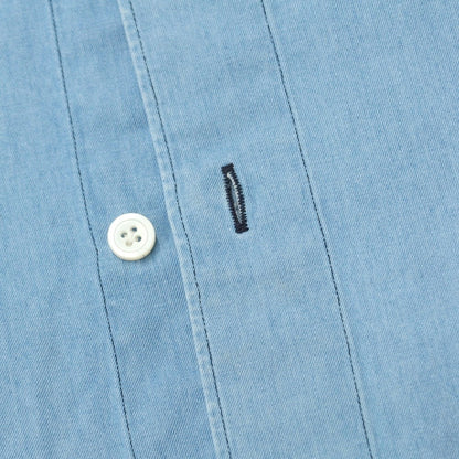 [Used] Finamore Cotton Horizontal Collar Casual Shirt Blue [Size 37] [BLU] [S/S/A/W] [Condition Rank C] [Men&