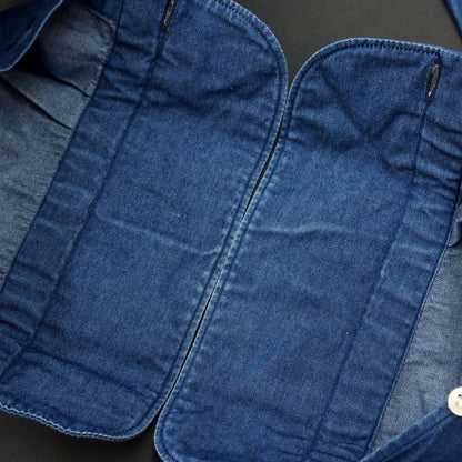 [Used] Finamore Cotton Horizontal Collar Casual Shirt Light Navy [Size 37] [NVY] [S/S/A/W] [Condition Rank C] [Men&