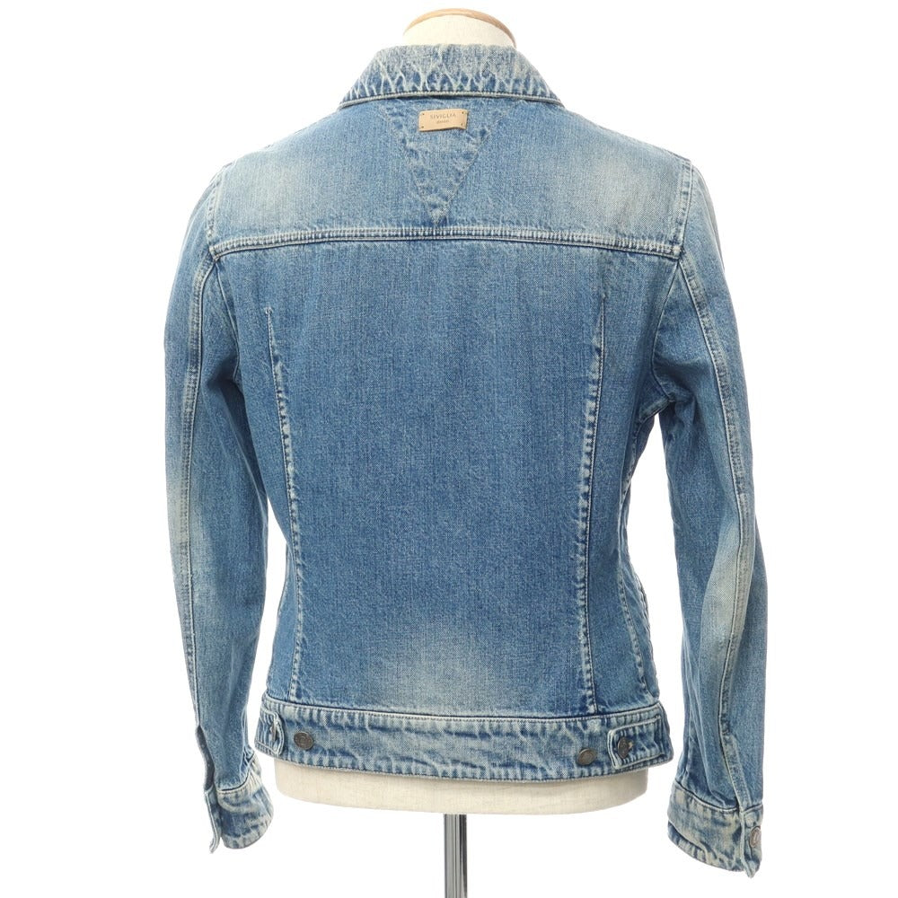 [Used] SIVIGLIA USED Denim Jacket Blue [44] [Condition Rank C] [Men&