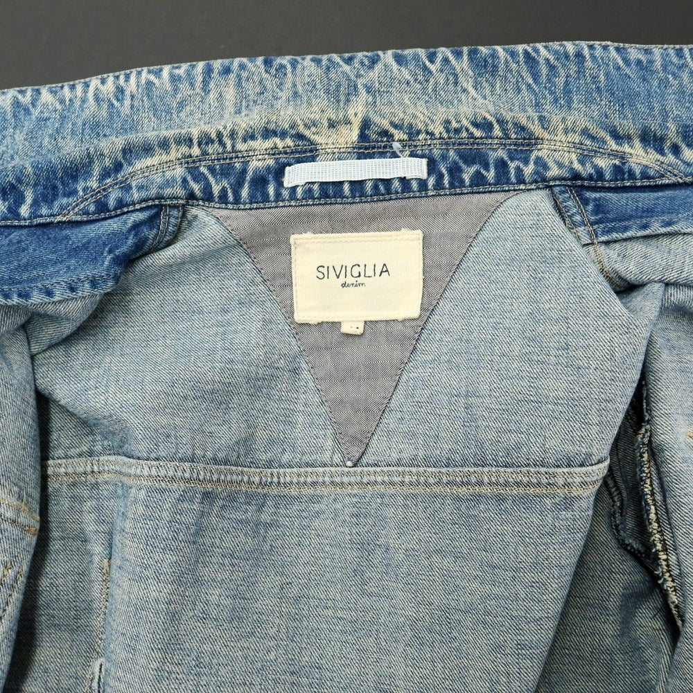 [Used] SIVIGLIA USED Denim Jacket Blue [44] [Condition Rank C] [Men&