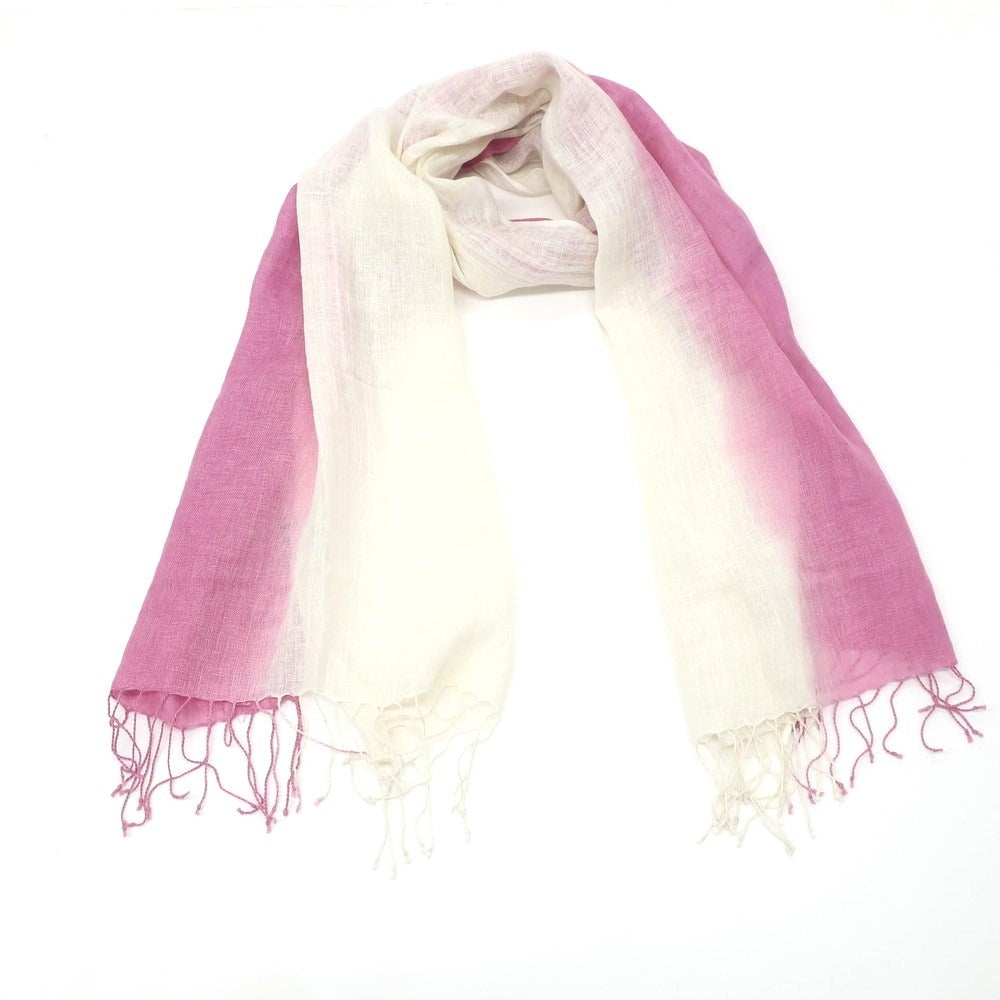 [Used] Altea Linen Gradient Stole Pink Purple x White [Condition Rank C] [Men&