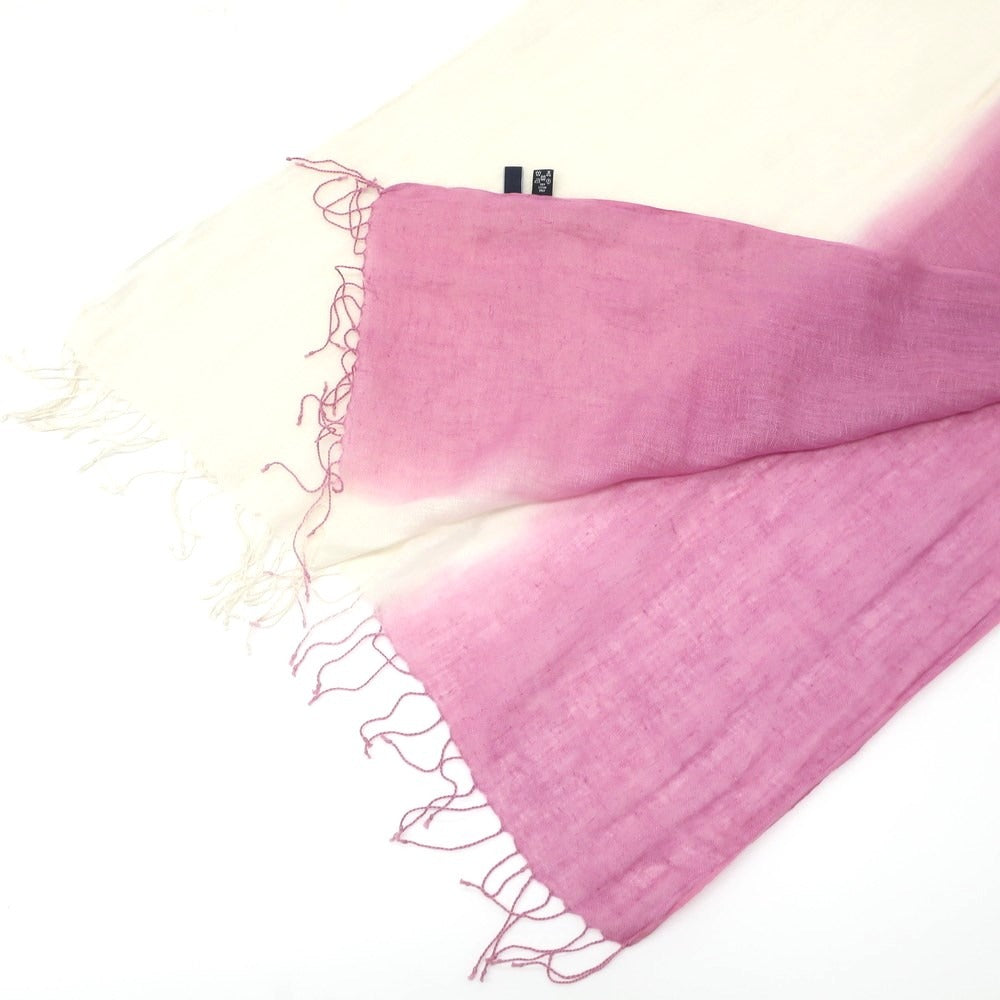 [Used] Altea Linen Gradient Stole Pink Purple x White [Condition Rank C] [Men&