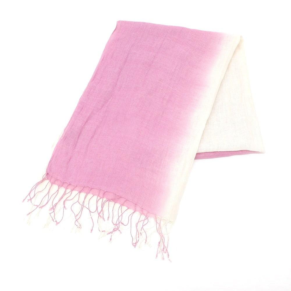 [Used] Altea Linen Gradient Stole Pink Purple x White [Condition Rank C] [Men&