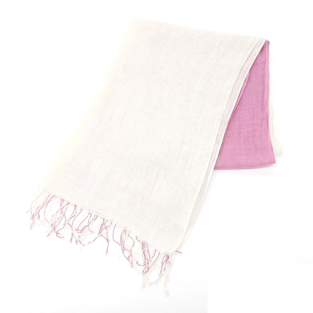 [Used] Altea Linen Gradient Stole Pink Purple x White [Condition Rank C] [Men&