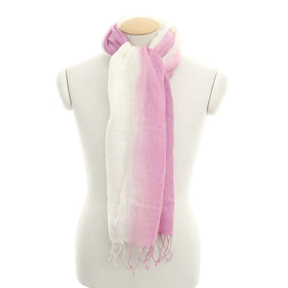 [Used] Altea Linen Gradient Stole Pink Purple x White [Condition Rank C] [Men&