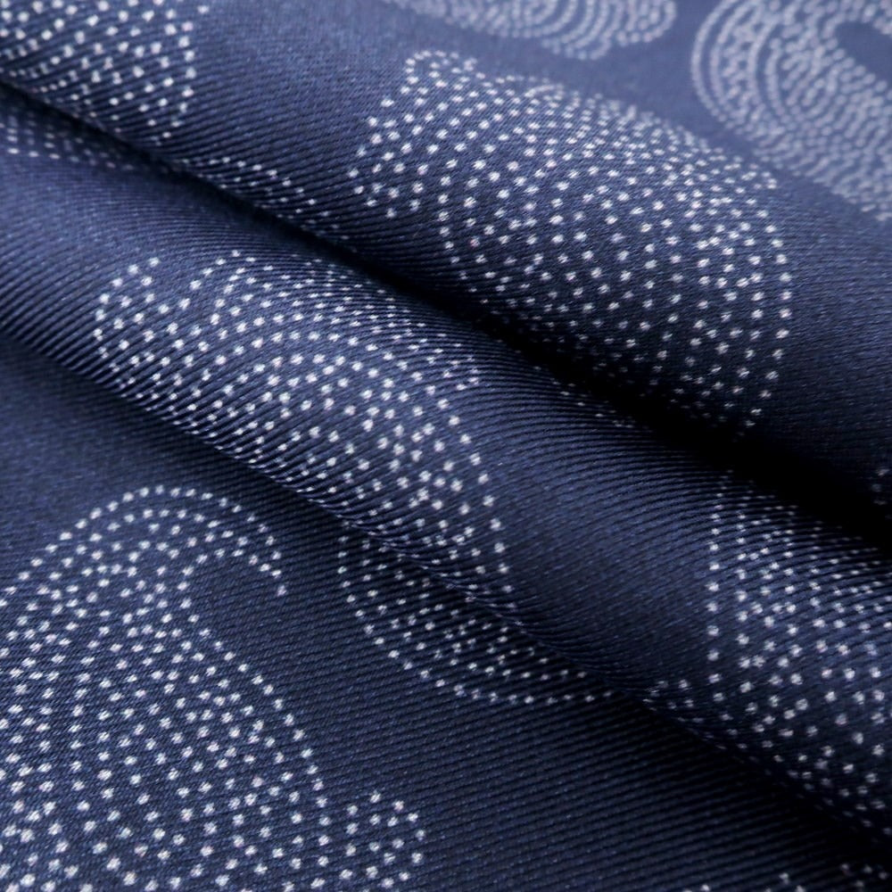 [Used] Franco Ferraro FRANCO FERRARO Silk Paisley Pattern Stole Navy [Condition Rank C] [Men&