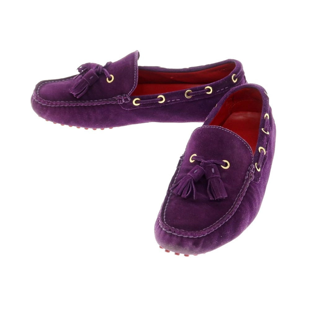 [Used] Barneys New York BARNEYS NEWYORK Suede Driving Shoes Purple [40] [Condition Rank C] [Men&