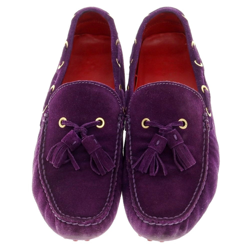 [Used] Barneys New York BARNEYS NEWYORK Suede Driving Shoes Purple [40] [Condition Rank C] [Men&