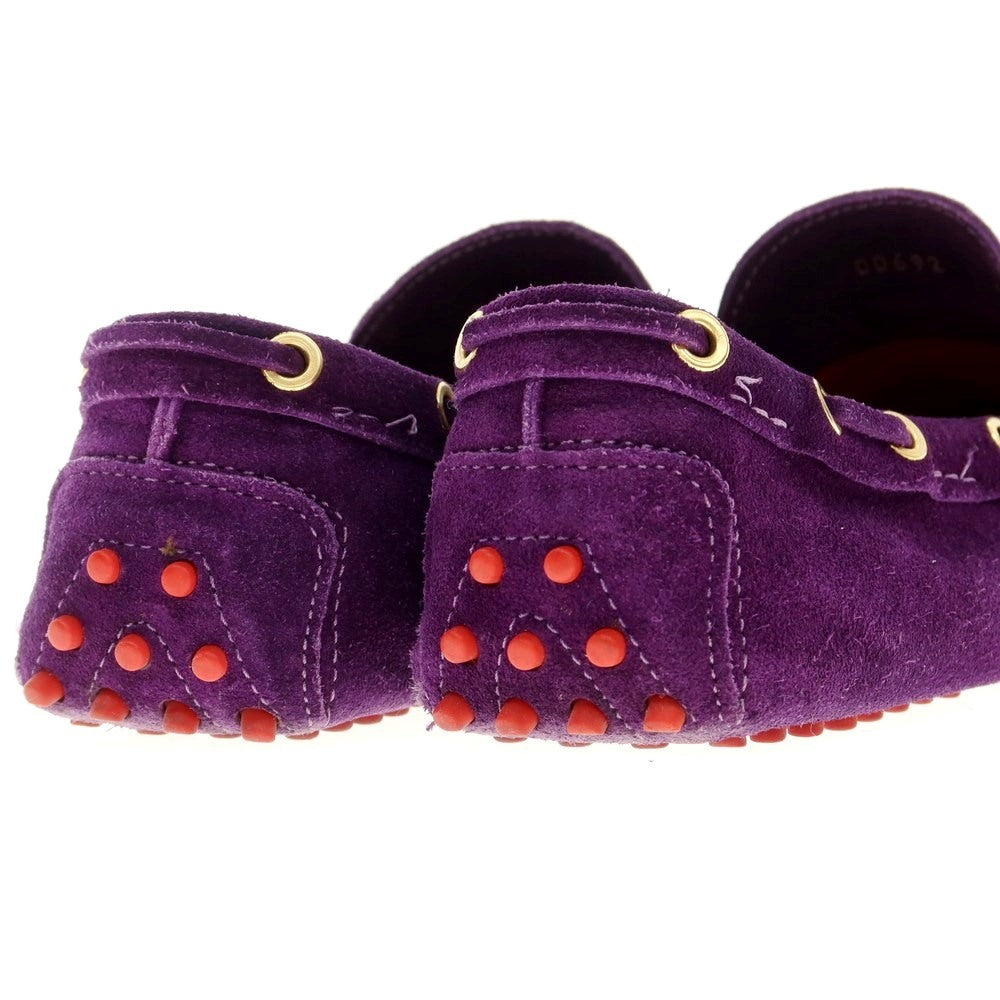 [Used] Barneys New York BARNEYS NEWYORK Suede Driving Shoes Purple [40] [Condition Rank C] [Men&