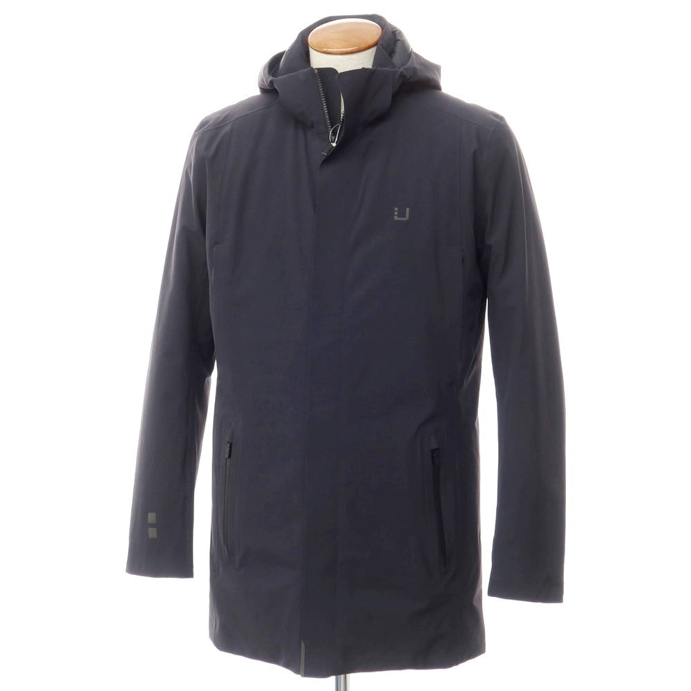 [Used] UBER Softshell Padded Hooded Coat Grayish Navy [Size M] [NVY] [A/W] [Condition Rank C] [Men&