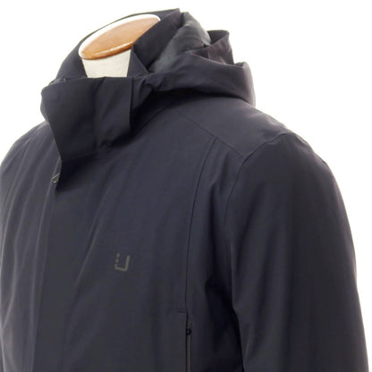 [Used] UBER Softshell Padded Hooded Coat Grayish Navy [Size M] [NVY] [A/W] [Condition Rank C] [Men&