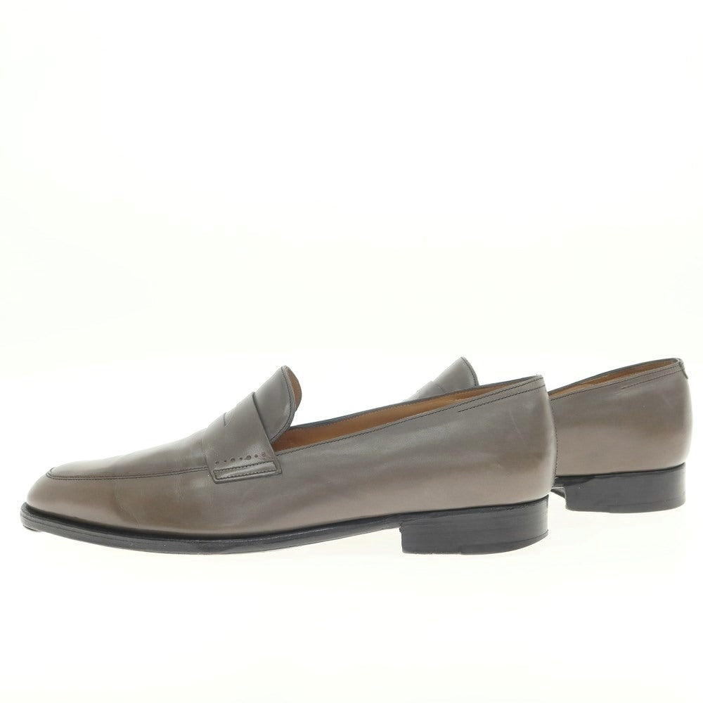 [Used] John Lobb CHELTENHAM coin loafers, khaki grey [7 E] [Condition: C] [Men&