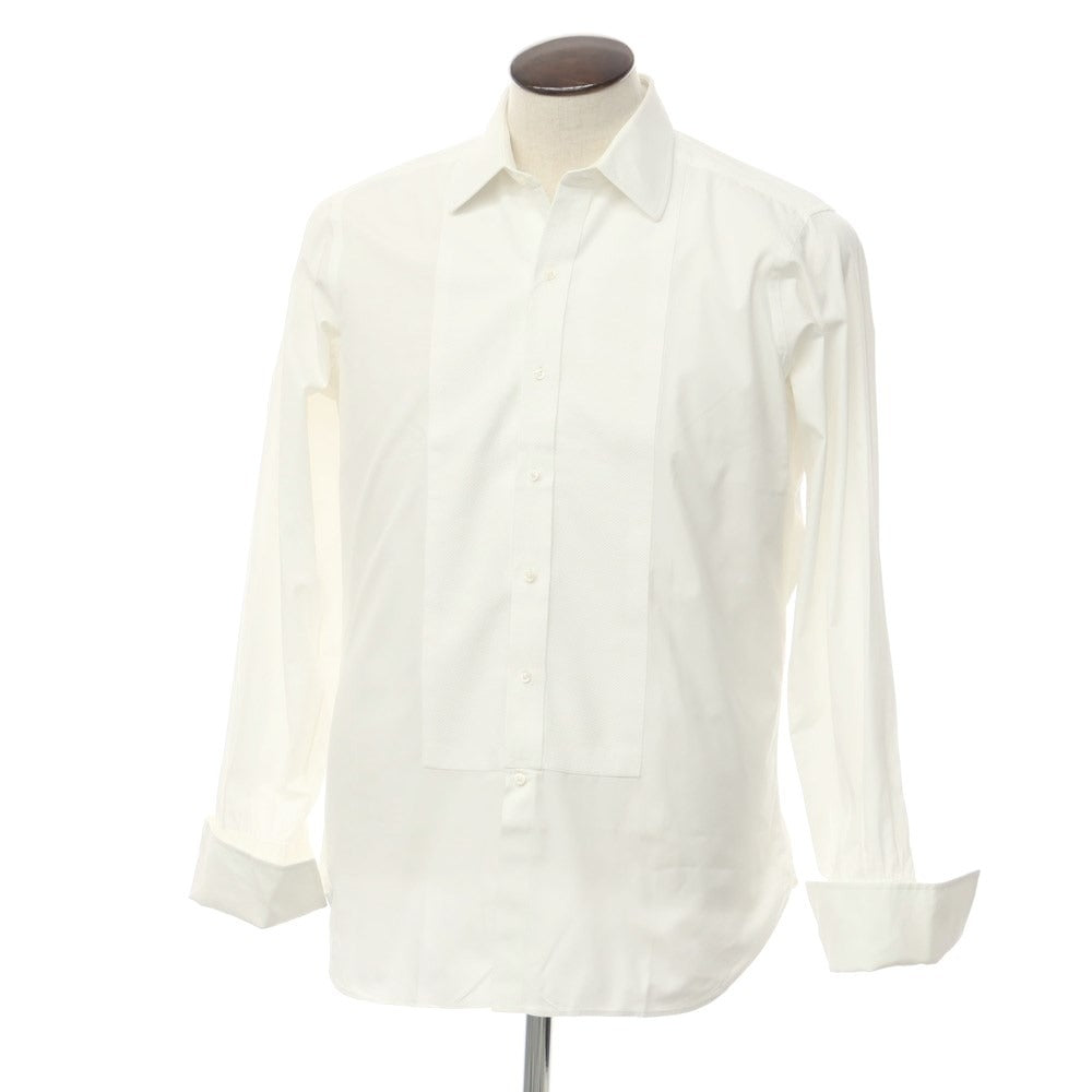 [Used] Turnbull &amp;amp; Asser Cotton Double Cuff Regular Collar Dress Shirt White [Size 41] [WHT] [S/S/A/W] [Condition Rank C] [Men&