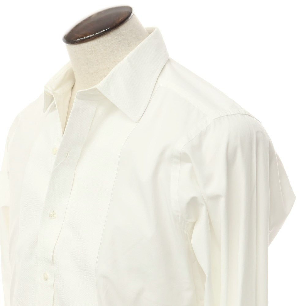 [Used] Turnbull &amp;amp; Asser Cotton Double Cuff Regular Collar Dress Shirt White [Size 41] [WHT] [S/S/A/W] [Condition Rank C] [Men&