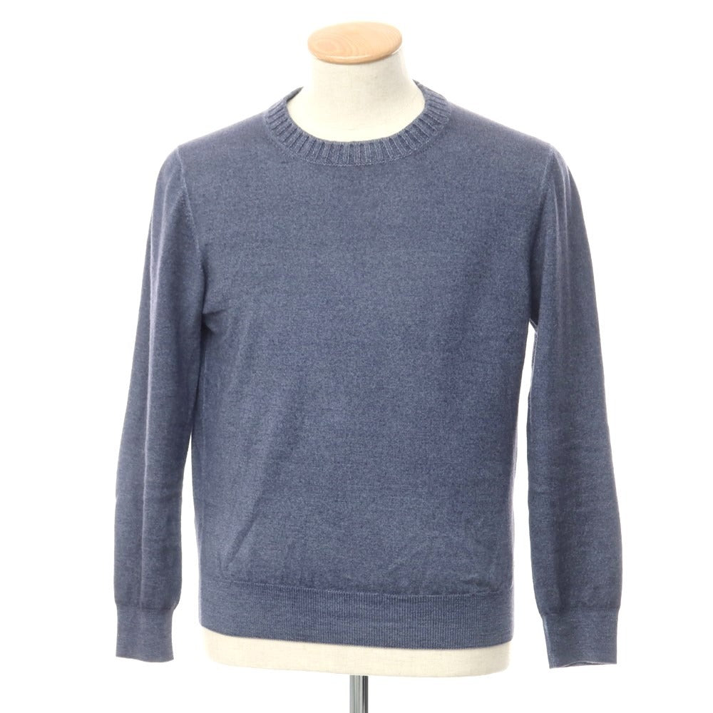 [Used] CRUCIANI Wool Crew Neck Knit Ash Navy [Size 46] [NVY] [A/W] [Condition Rank C] [Men&