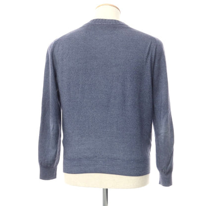 [Used] CRUCIANI Wool Crew Neck Knit Ash Navy [Size 46] [NVY] [A/W] [Condition Rank C] [Men&