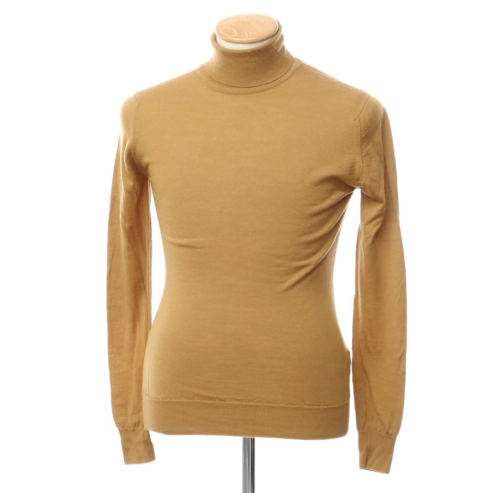 [Used] John Smedley Wool Turtleneck Pullover Knit Light Brown [Size S] [BRW] [A/W] [Condition Rank C] [Men&