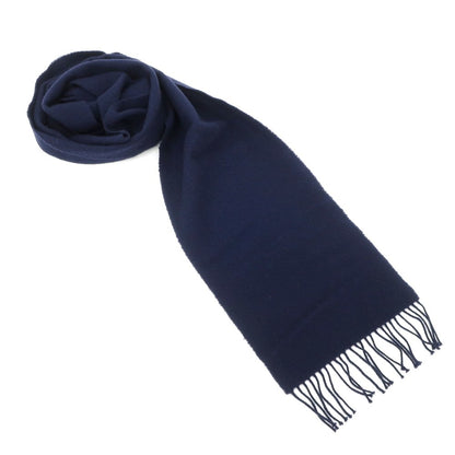 [Used] Johnstons JOHNSTONS Lambswool Fringe Scarf Navy [NVY] [A/W] [Condition Rank C] [Men&