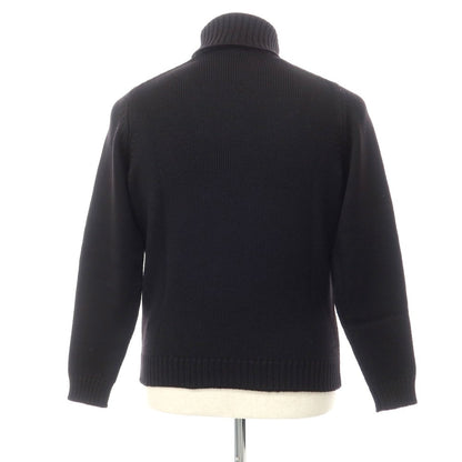 [Used] ZANONE Wool Turtleneck Pullover Knit Black [Size 48] [BLK] [A/W] [Condition Rank C] [Men&