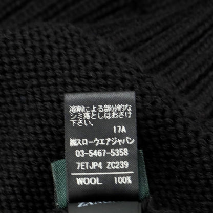[Used] ZANONE Wool Turtleneck Pullover Knit Black [Size 48] [BLK] [A/W] [Condition Rank C] [Men&
