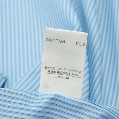 [Used] CHARVET Cotton Striped Wide Collar Dress Shirt Blue x White [Size 40] [BLU] [S/S/A/W] [Condition Rank B] ​​[Men&