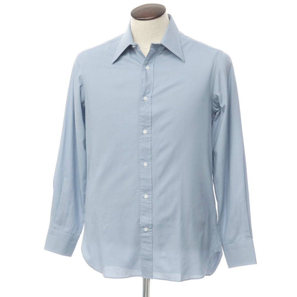 [Used] Kamoshita camoshita cotton regular collar dress shirt blue [BLU] [S/S/A/W] [Condition rank B] ​​[Men&