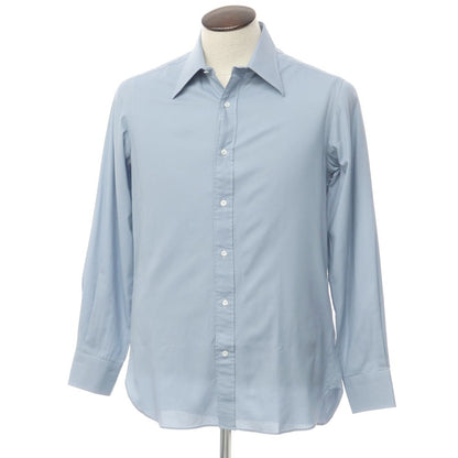 [Used] Kamoshita camoshita cotton regular collar dress shirt blue [BLU] [S/S/A/W] [Condition rank B] ​​[Men&