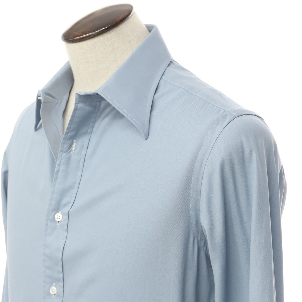 [Used] Kamoshita camoshita cotton regular collar dress shirt blue [BLU] [S/S/A/W] [Condition rank B] ​​[Men&