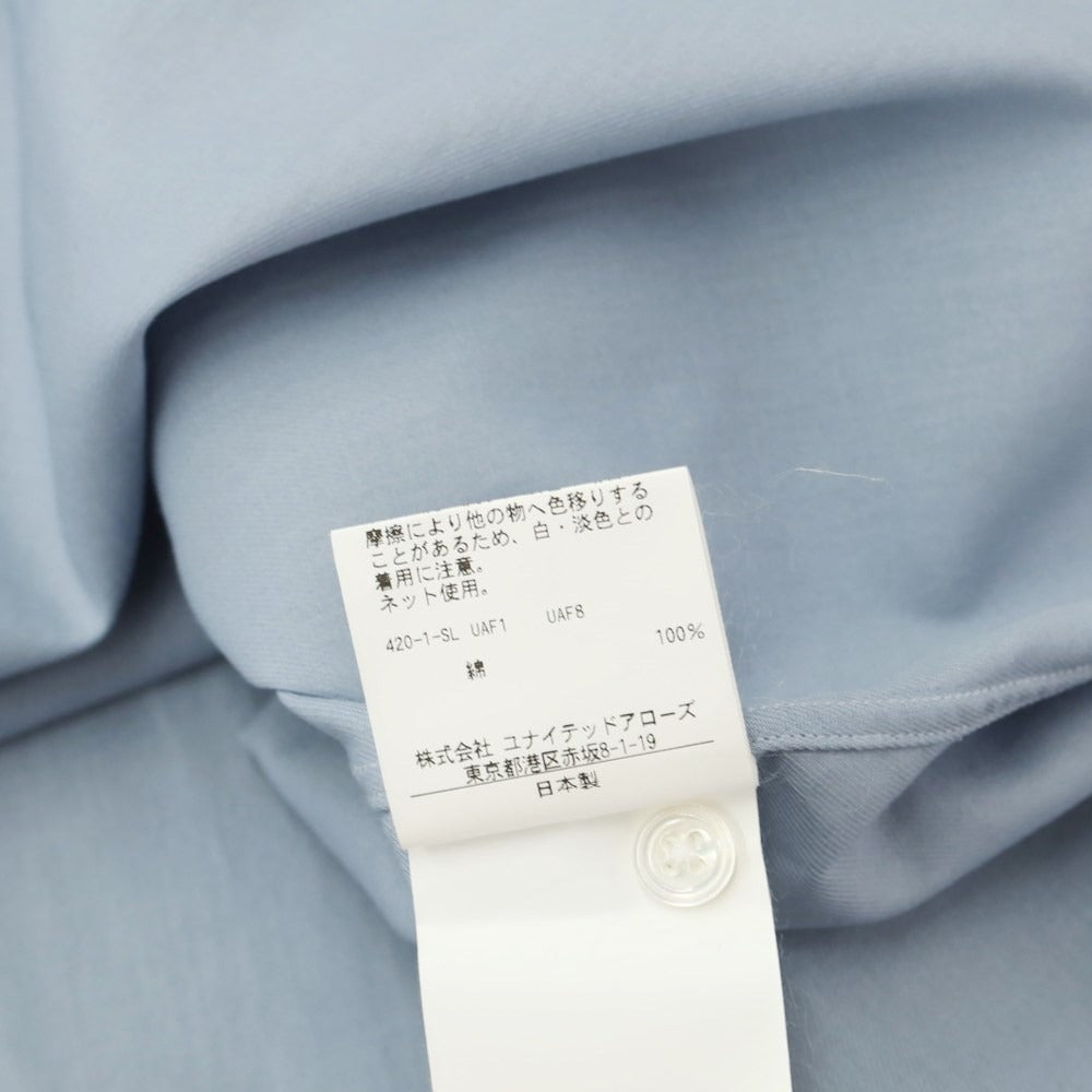 [Used] Kamoshita camoshita cotton regular collar dress shirt blue [BLU] [S/S/A/W] [Condition rank B] ​​[Men&