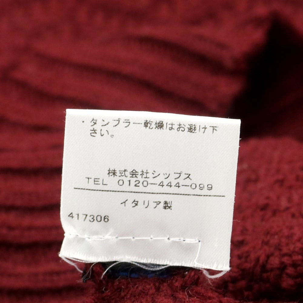 [Used] Drumohr Wool Turtleneck Pullover Knit Wine Red [Size 44] [RED] [A/W] [Condition Rank B] ​​[Men&