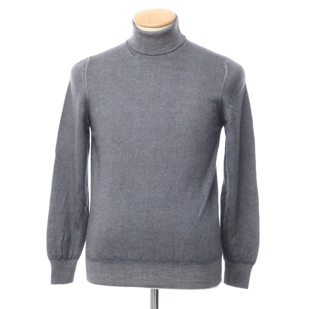 【中古】フィリッポ デ ローレンティス FILIPPO DE LAURENTIIS  ウール タートルネック プルオーバーニット グレー【サイズ46】【GRY】【A/W】【状態ランクB】【メンズ】【768791】
