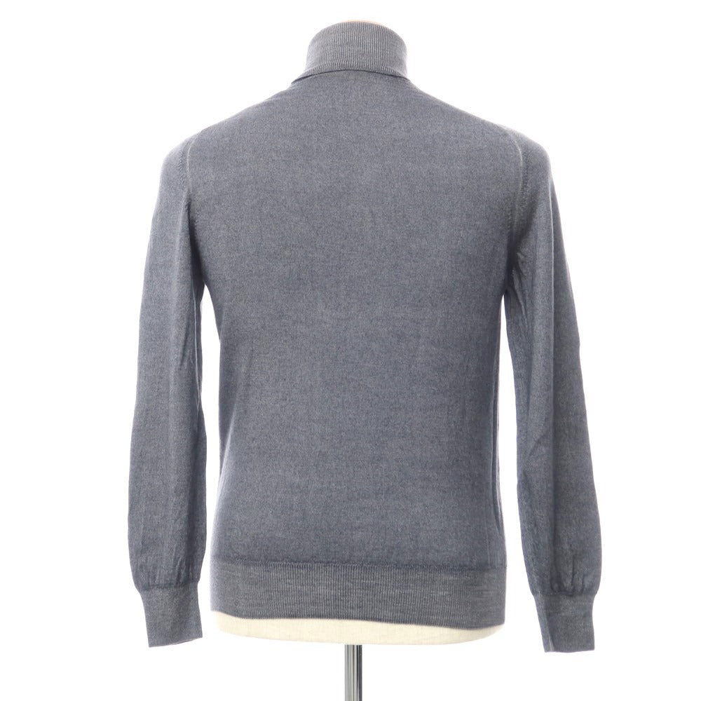 【中古】フィリッポ デ ローレンティス FILIPPO DE LAURENTIIS  ウール タートルネック プルオーバーニット グレー【サイズ46】【GRY】【A/W】【状態ランクB】【メンズ】【768791】