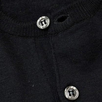 [Used] John Smedley Wool Henley Pullover Knit Black [Size L] [BLK] [A/W] [Condition Rank B] ​​[Men&