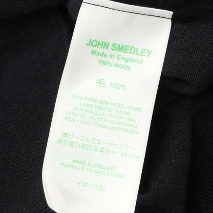 [Used] John Smedley Wool Henley Pullover Knit Black [Size L] [BLK] [A/W] [Condition Rank B] ​​[Men&