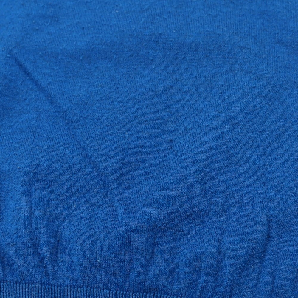 [Used] John Smedley Cotton V-neck pullover knit Blue [Size S] [BLU] [S/S] [Condition Rank D] [Men&