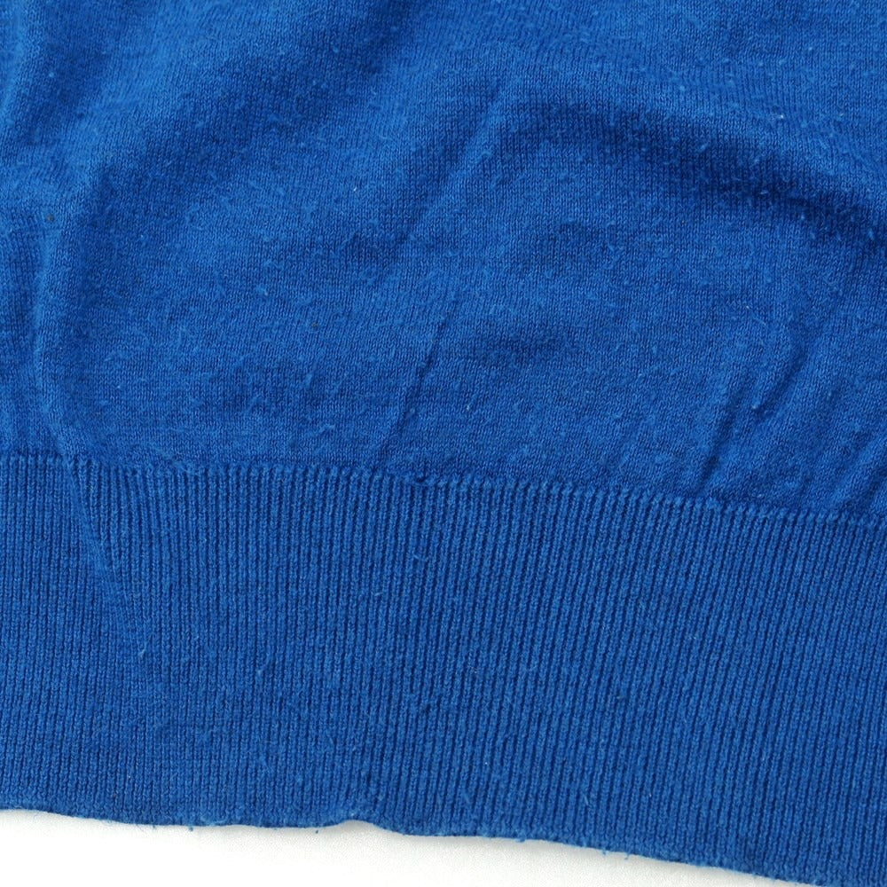 [Used] John Smedley Cotton V-neck pullover knit Blue [Size S] [BLU] [S/S] [Condition Rank D] [Men&