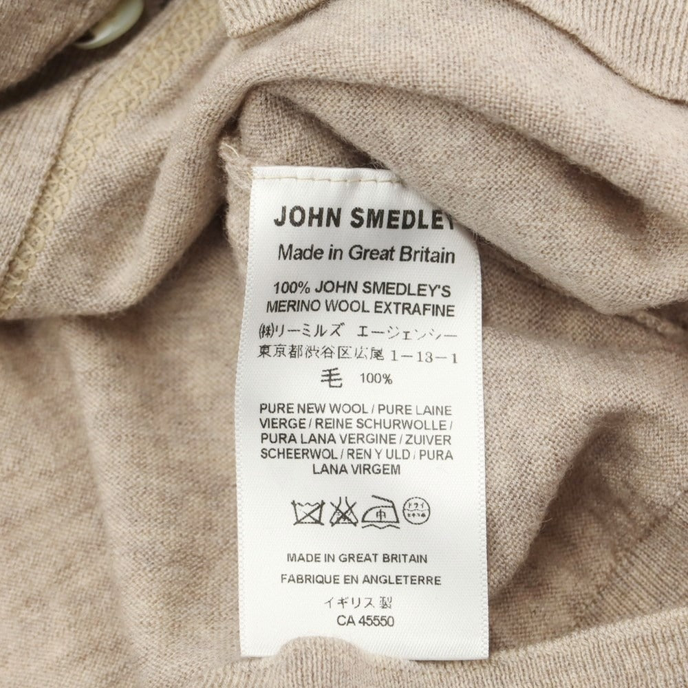 [Used] John Smedley JOHN SMEDLEY Cotton Cardigan Beige [Size XS] [BEI] [S/S] [Condition Rank B] [Men&