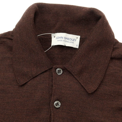 [Used] John Smedley Wool Polo Knit Brown [Size S] [BRW] [A/W] [Condition Rank B] ​​[Men&