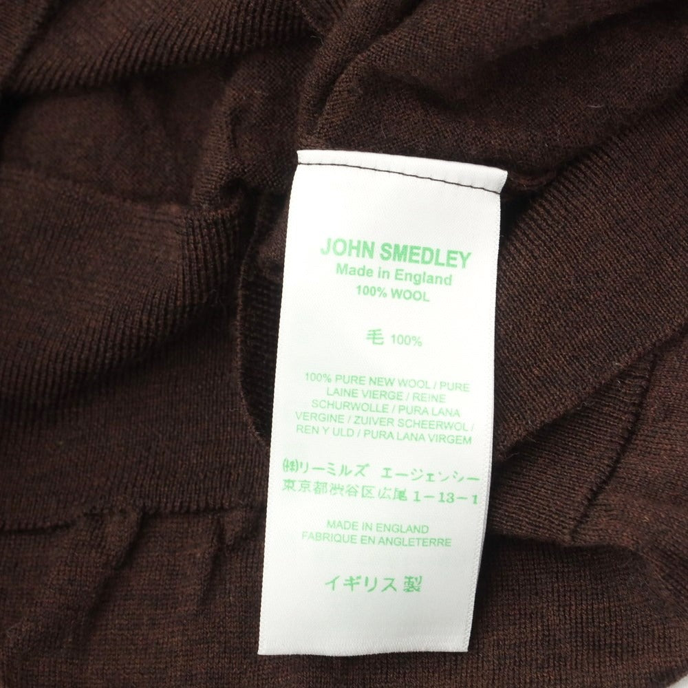 [Used] John Smedley Wool Polo Knit Brown [Size S] [BRW] [A/W] [Condition Rank B] ​​[Men&