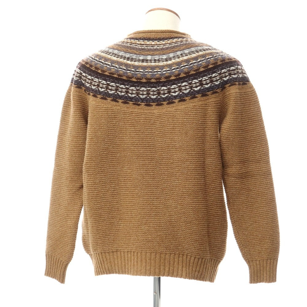 [Used] ERIBE Wool Roll Neck Pullover Knit Brown [Size L] [BRW] [A/W] [Condition Rank B] ​​[Men&