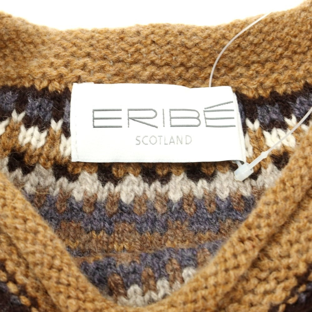 [Used] ERIBE Wool Roll Neck Pullover Knit Brown [Size L] [BRW] [A/W] [Condition Rank B] ​​[Men&