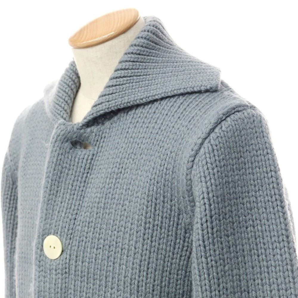 【中古】クーキー ズー KOOKY ZOO 2023年秋冬 JUVENILE KNIT BLOUSON ローゲージウール ニットブルゾン ライトダスティブルー【 1 】【 状態ランクB 】【 メンズ 】