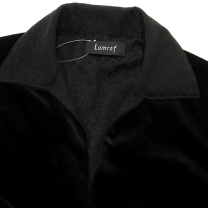 [Used] LAMROF 2022 Autumn/Winter Velour Skipper Pullover Shirt Black [Size 1] [BLK] [A/W] [Condition Rank B] ​​[Men&