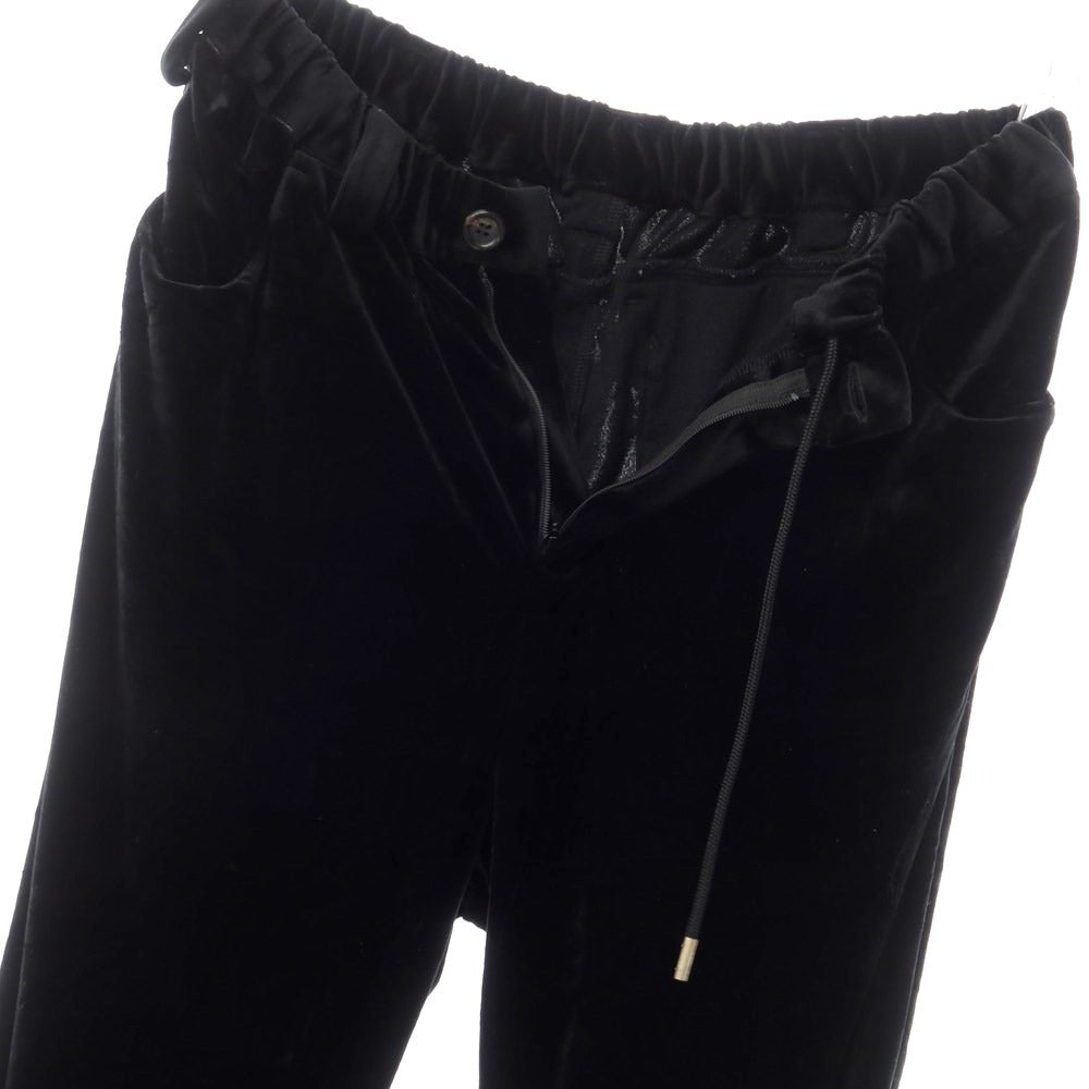 [Used] LAMROF 2022 Autumn/Winter Velour Easy Pants Black [Size F] [BLK] [A/W] [Condition Rank B] ​​[Men&