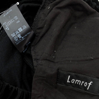 [Used] LAMROF 2022 Autumn/Winter Velour Easy Pants Black [Size F] [BLK] [A/W] [Condition Rank B] ​​[Men&