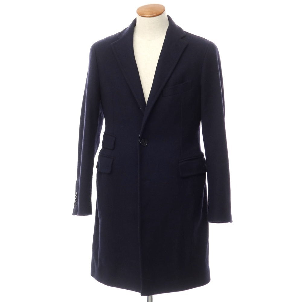 [Used] TAGLIATORE wool nylon Chesterfield coat
 Navy [Size 46] [NVY] [A/W] [Condition Rank C] [Men&