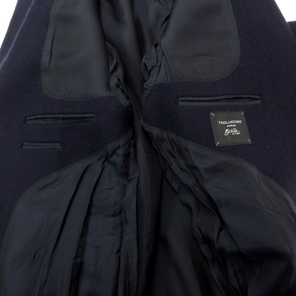 [Used] TAGLIATORE wool nylon Chesterfield coat
 Navy [Size 46] [NVY] [A/W] [Condition Rank C] [Men&