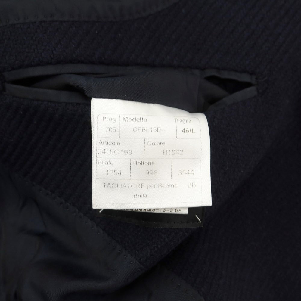 [Used] TAGLIATORE wool nylon Chesterfield coat
 Navy [Size 46] [NVY] [A/W] [Condition Rank C] [Men&