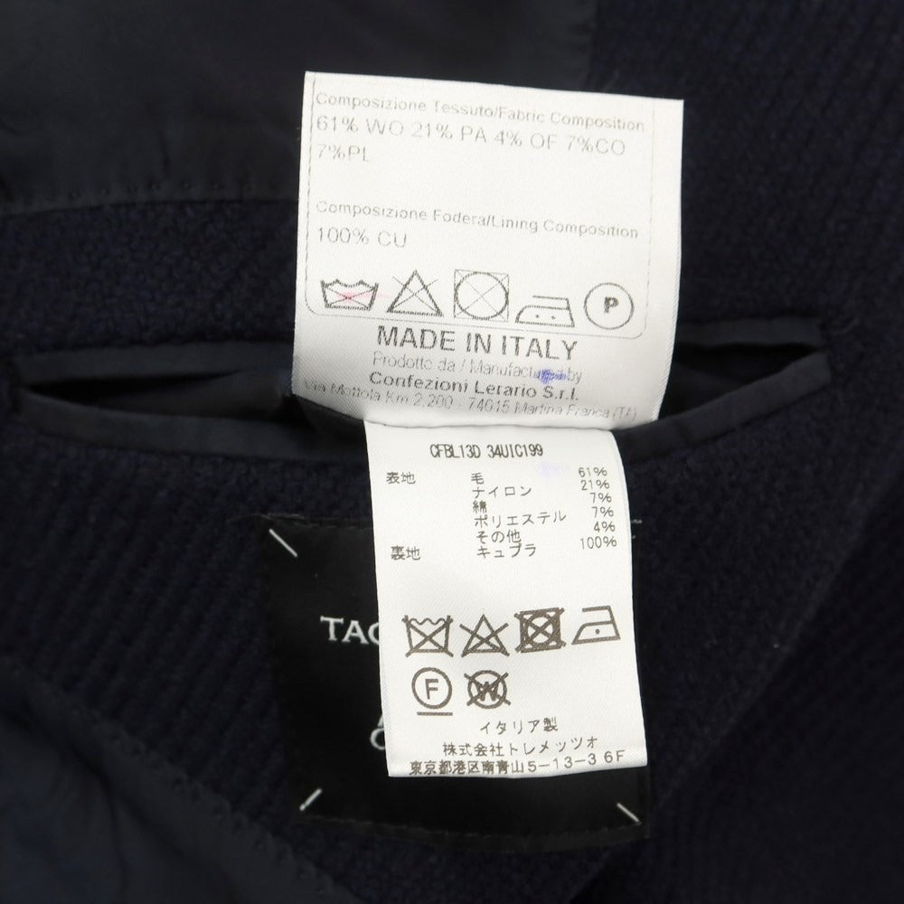 [Used] TAGLIATORE wool nylon Chesterfield coat
 Navy [Size 46] [NVY] [A/W] [Condition Rank C] [Men&